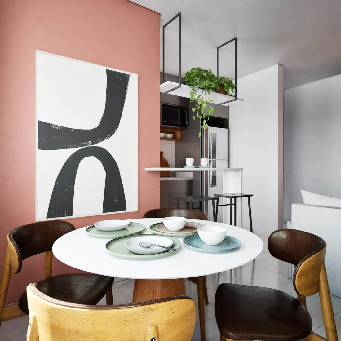 Sala decorada